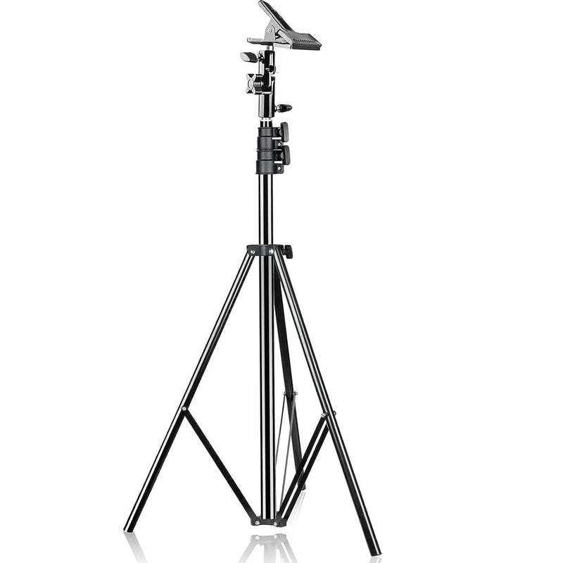 EMART 8.5FT Photography Green Screen Background Disc Reflector Light Stand with 5/8" Heavy Duty Clamp Holder, for Diffuser, Pop Up Backdrop, Photo Shooting, Video Studio, Lighting Umbrella - Image 1